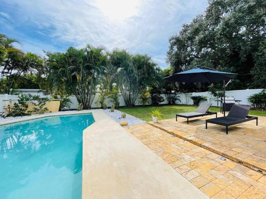 Вілла Tropical Oasis House Private Pool Family Yard Форт-Лодердейл Екстер'єр фото